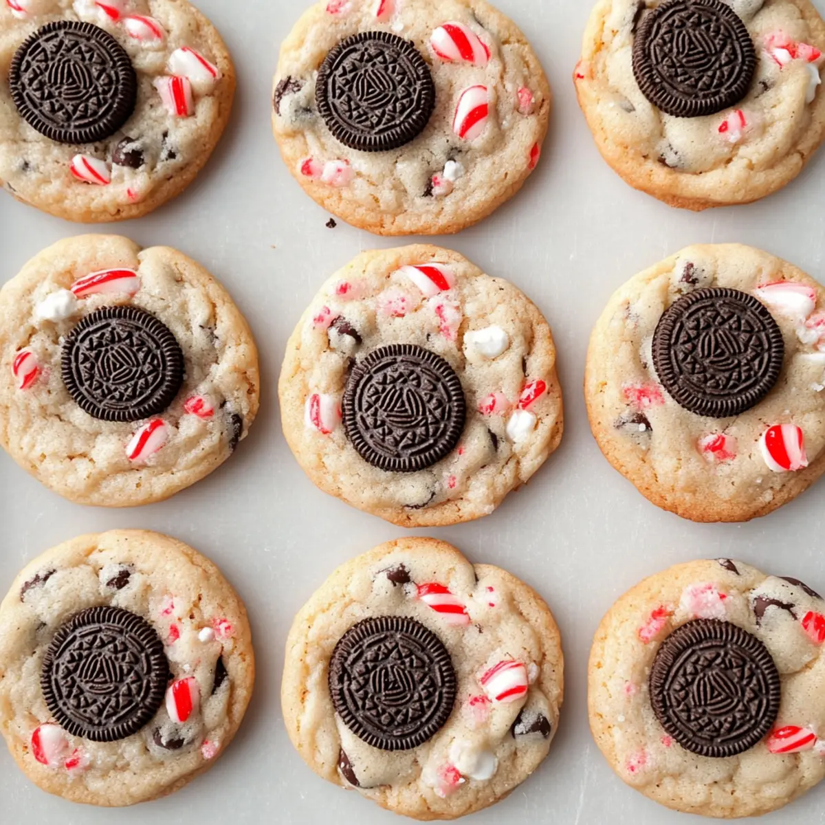 Festive Christmas Peppermint Oreo Cookies You Can’t Resist