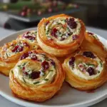 Cranberry Cream Cheese Pinwheels