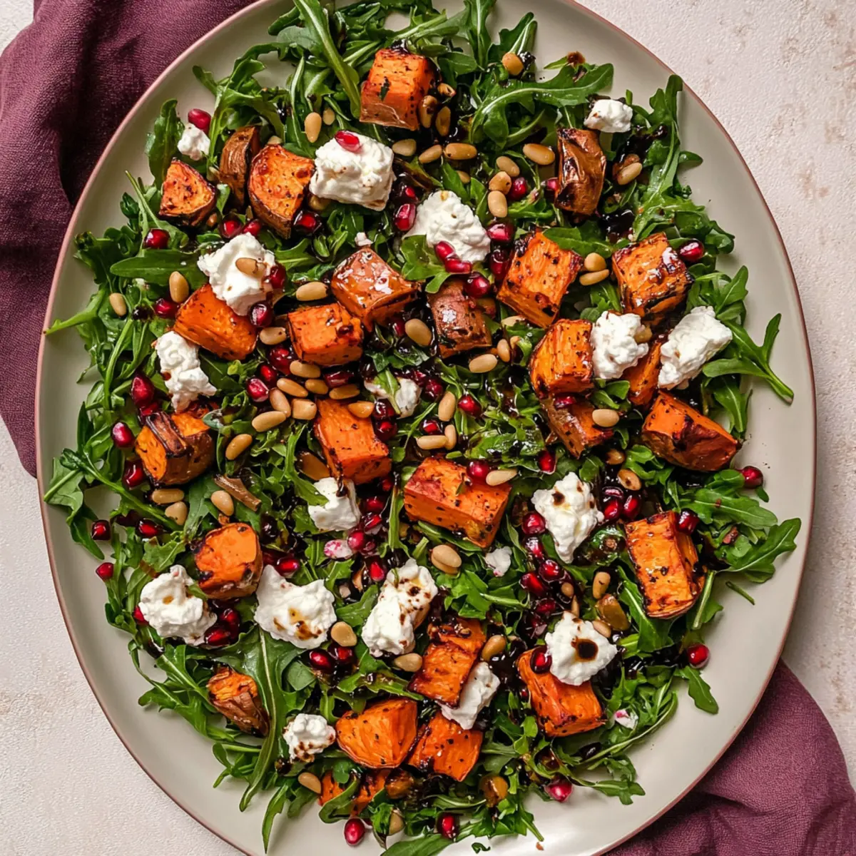 Roasted Sweet Potato Goat Cheese Salad: Fall’s Flavor Explosion