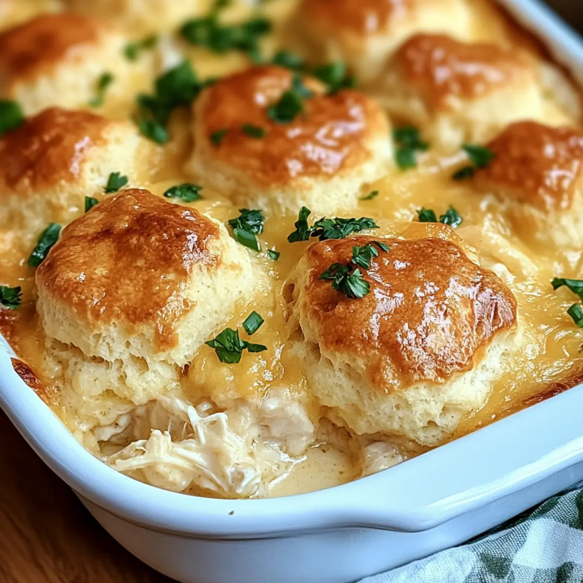 Cheddar Bay Chicken Cobbler: Cozy Comfort in Every Bite