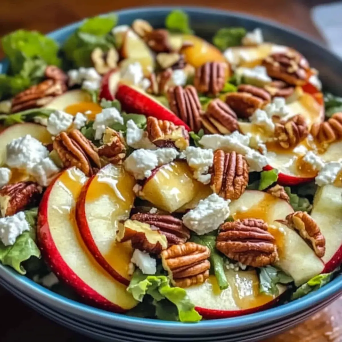 Delicious Autumn Harvest Honeycrisp Apple and Feta Salad