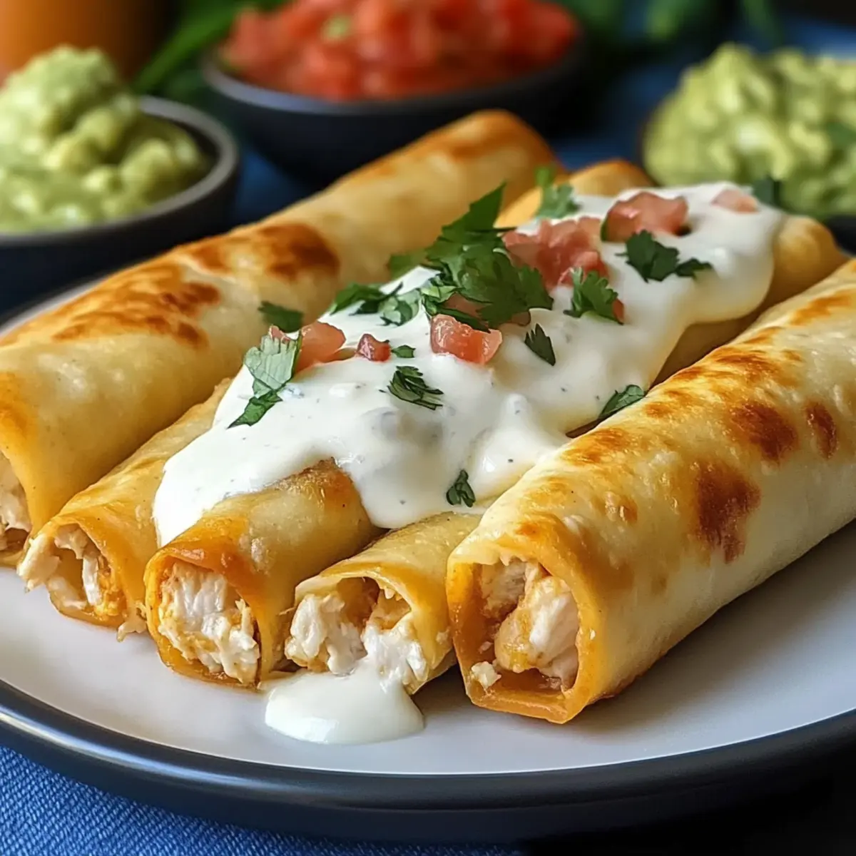 Crispy Baked Cream Cheese Chicken Taquitos for Family Fun