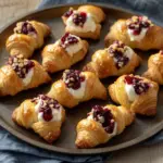 Cranberry Cream Cheese Crescent Bites