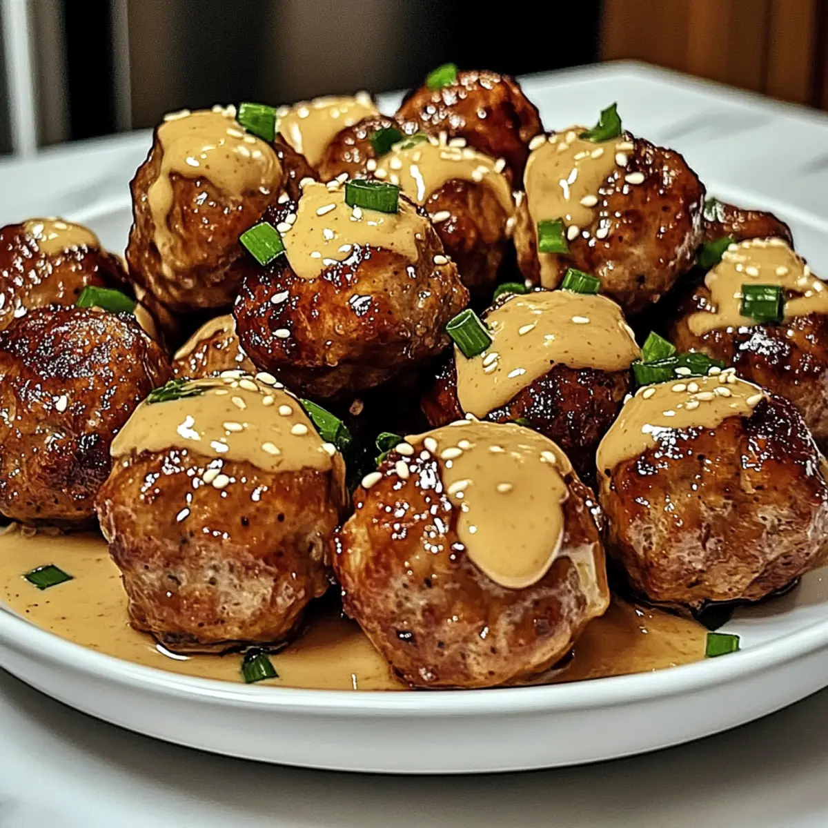 Korean BBQ Meatballs with Spicy Mayo for Ultimate Flavor!
