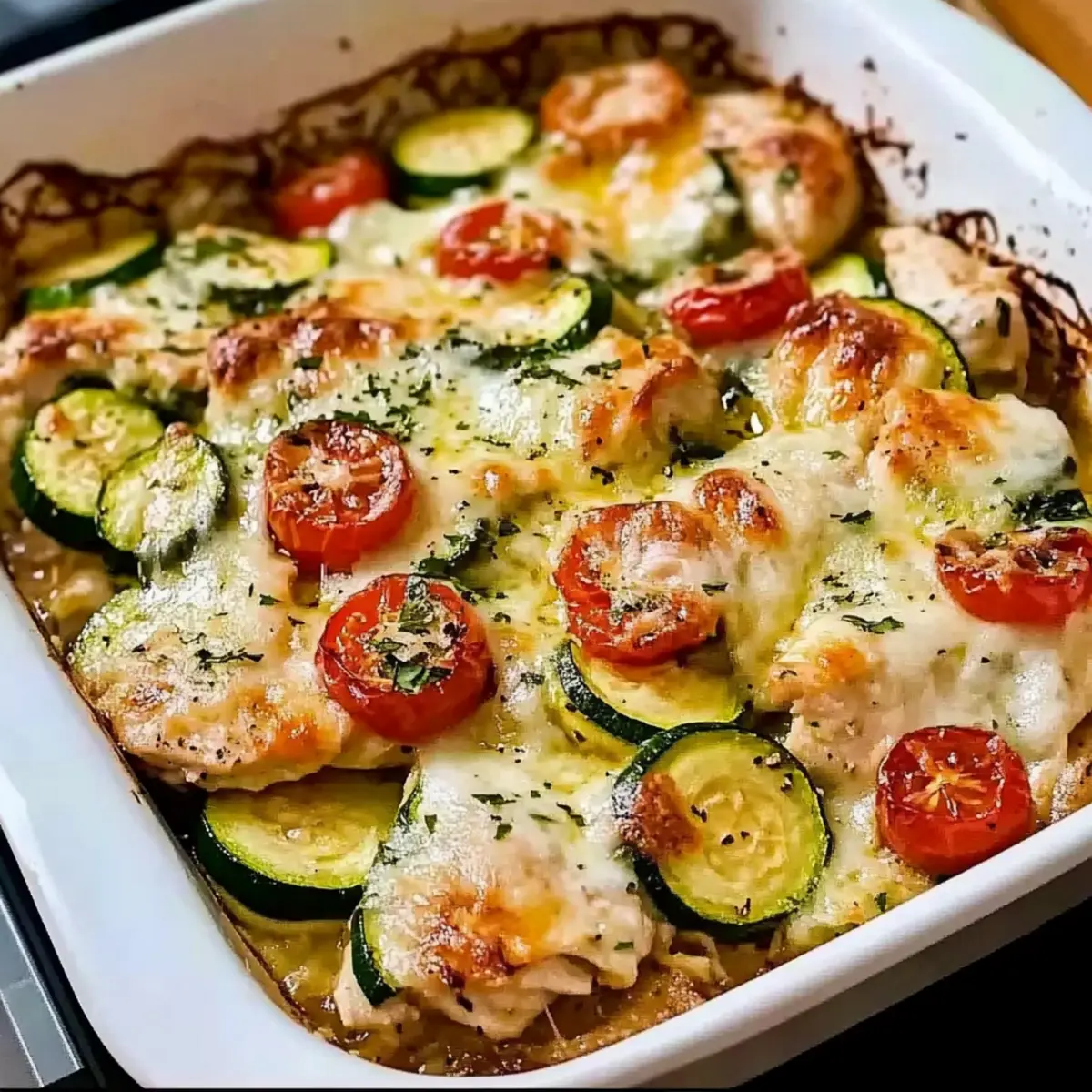 Mediterranean Chicken Zucchini Bake - A Flavorful Weeknight Win