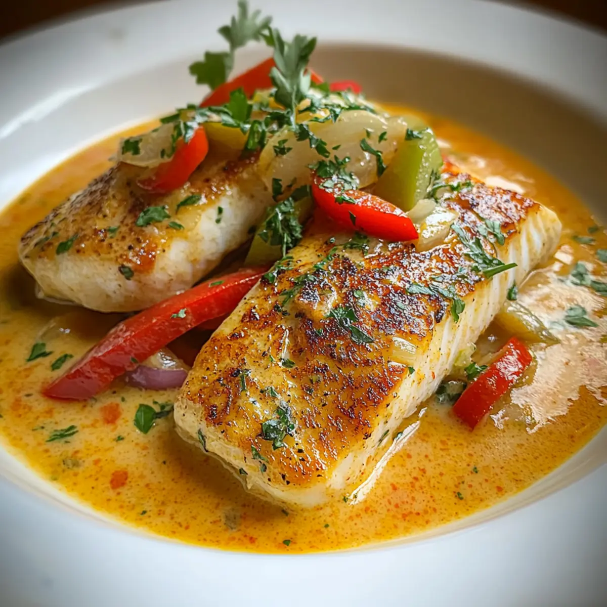 Irresistibly Creamy Red Snapper with Creole Sauce Delight