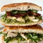 Roast Chicken, Bacon And Pesto Sandwich