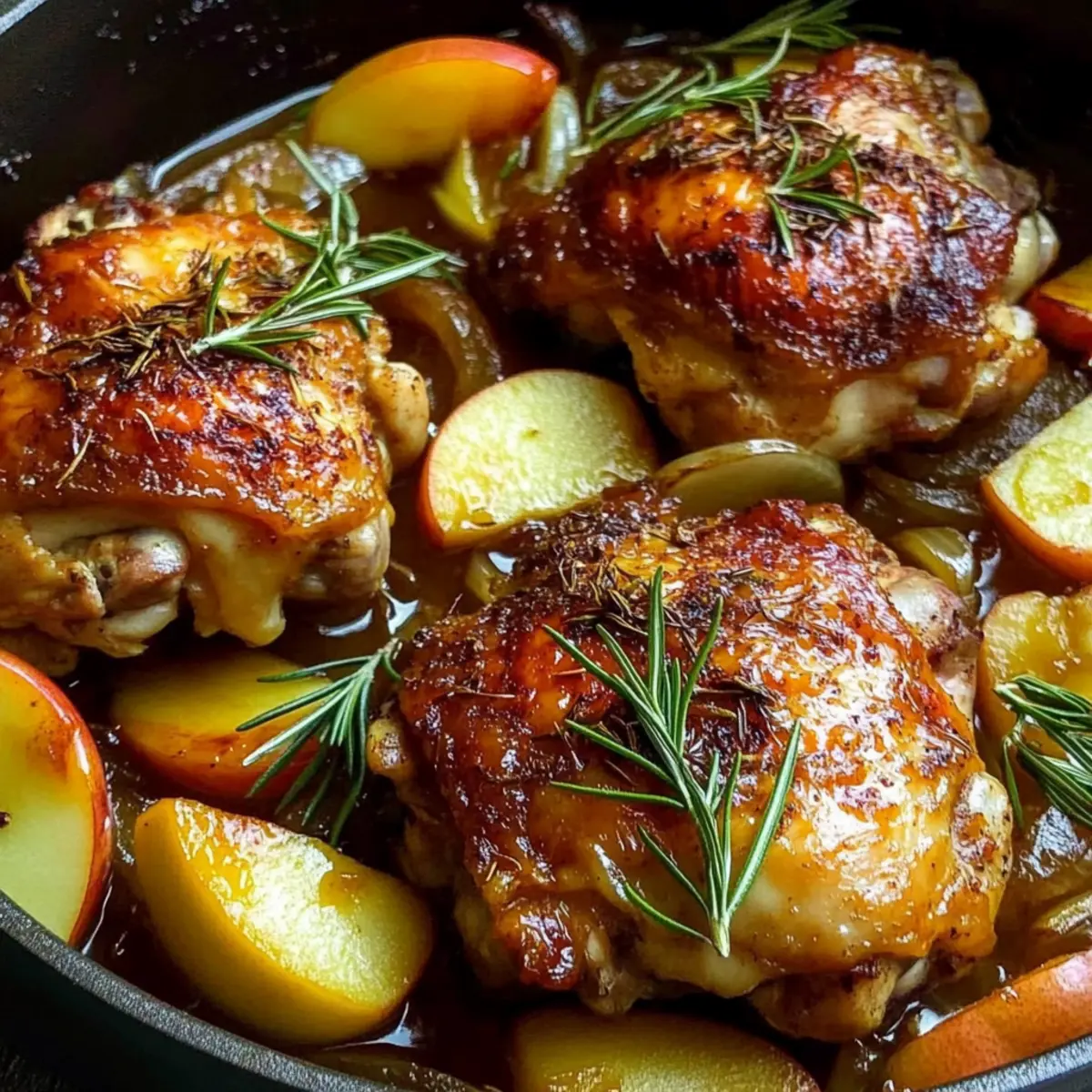 Rosemary Apple Cider Chicken: Cozy Autumn Dish to Savor