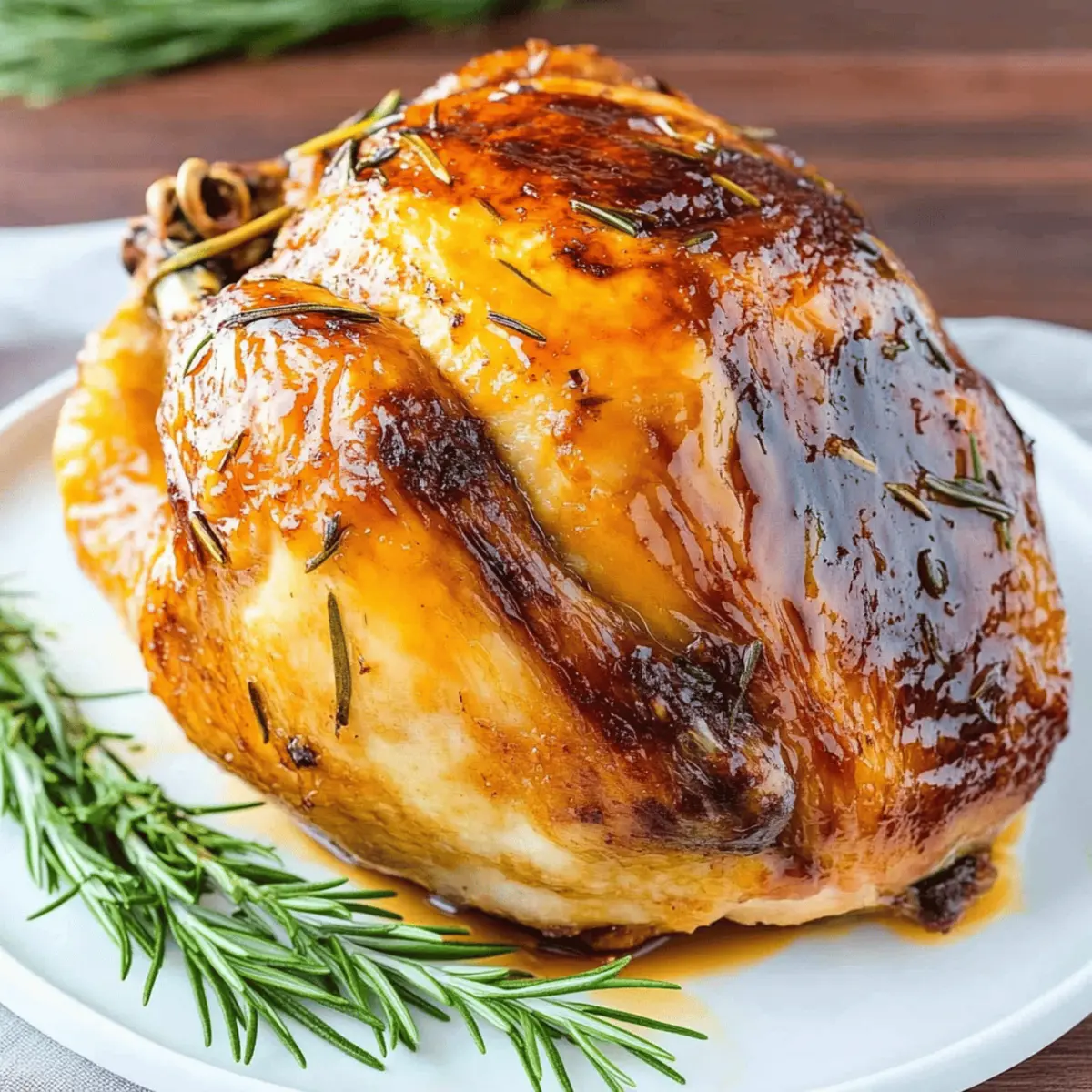 Rosemary Apricot Glazed Turkey for a Cozy Holiday Feast