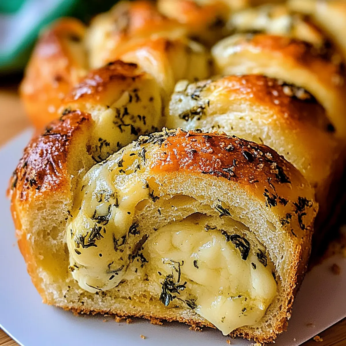 Swirled Garlic Herb and Cheese Bread That's Pure Comfort
