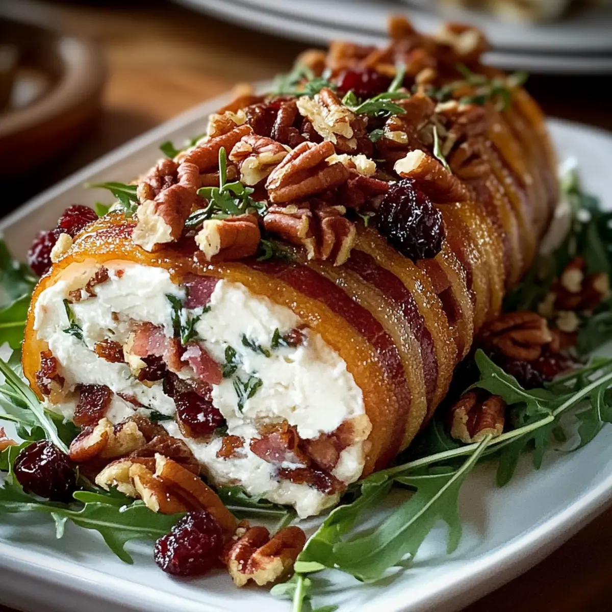 Delightful Million Dollar Bacon Goat Cheese Appetizer Log
