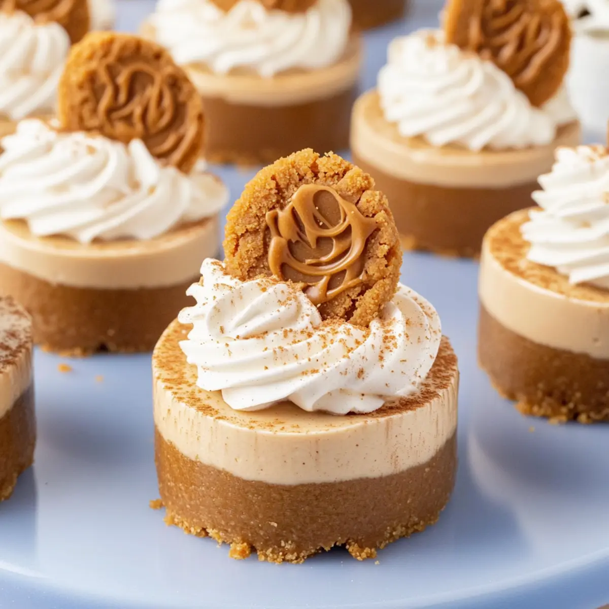 Indulge in Mini Biscoff Cheesecakes for an Easy No-Bake Treat