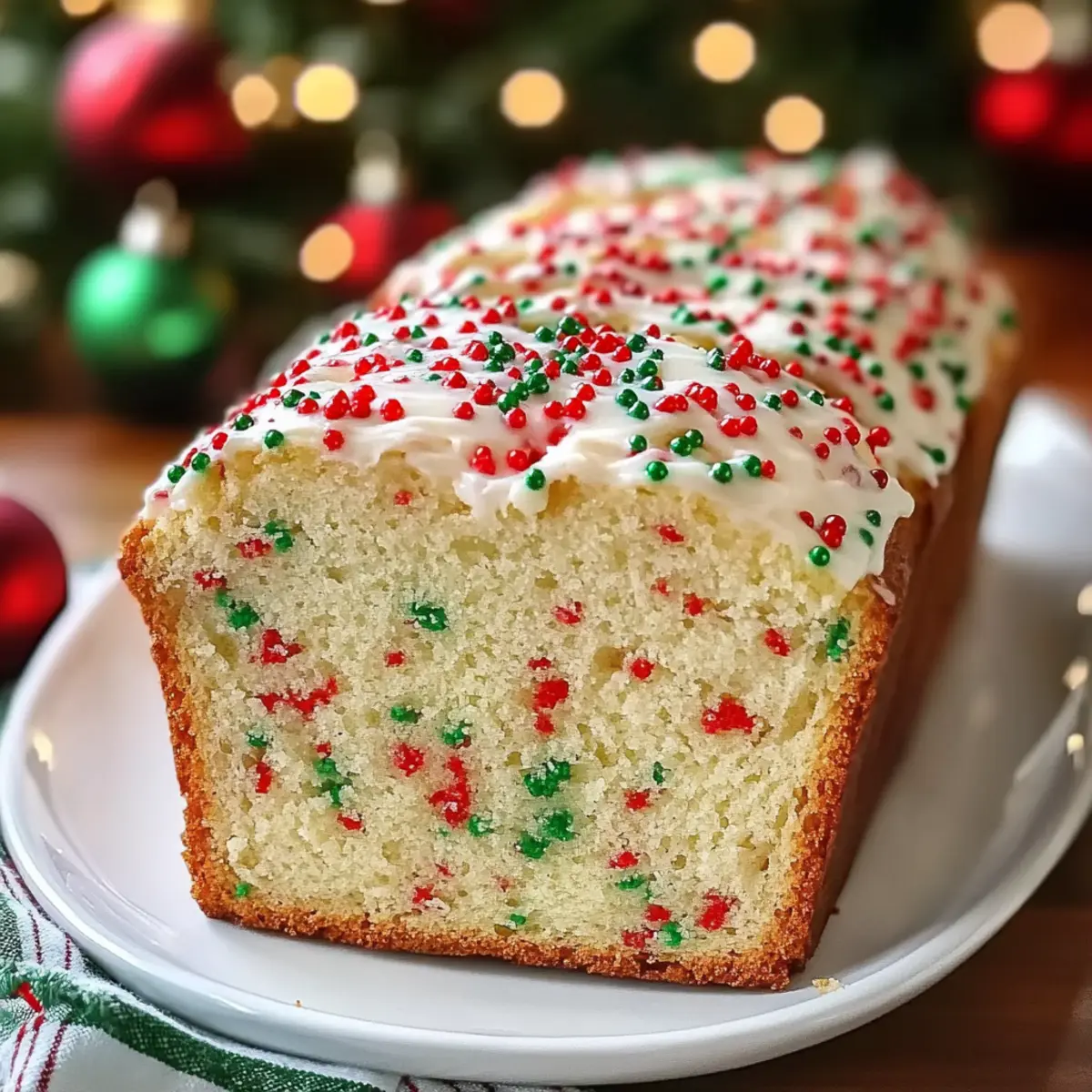 Irresistible Christmas Sprinkle Buttermilk Bread for the Holidays