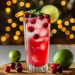 Vanilla Cranberry Crush Mocktail