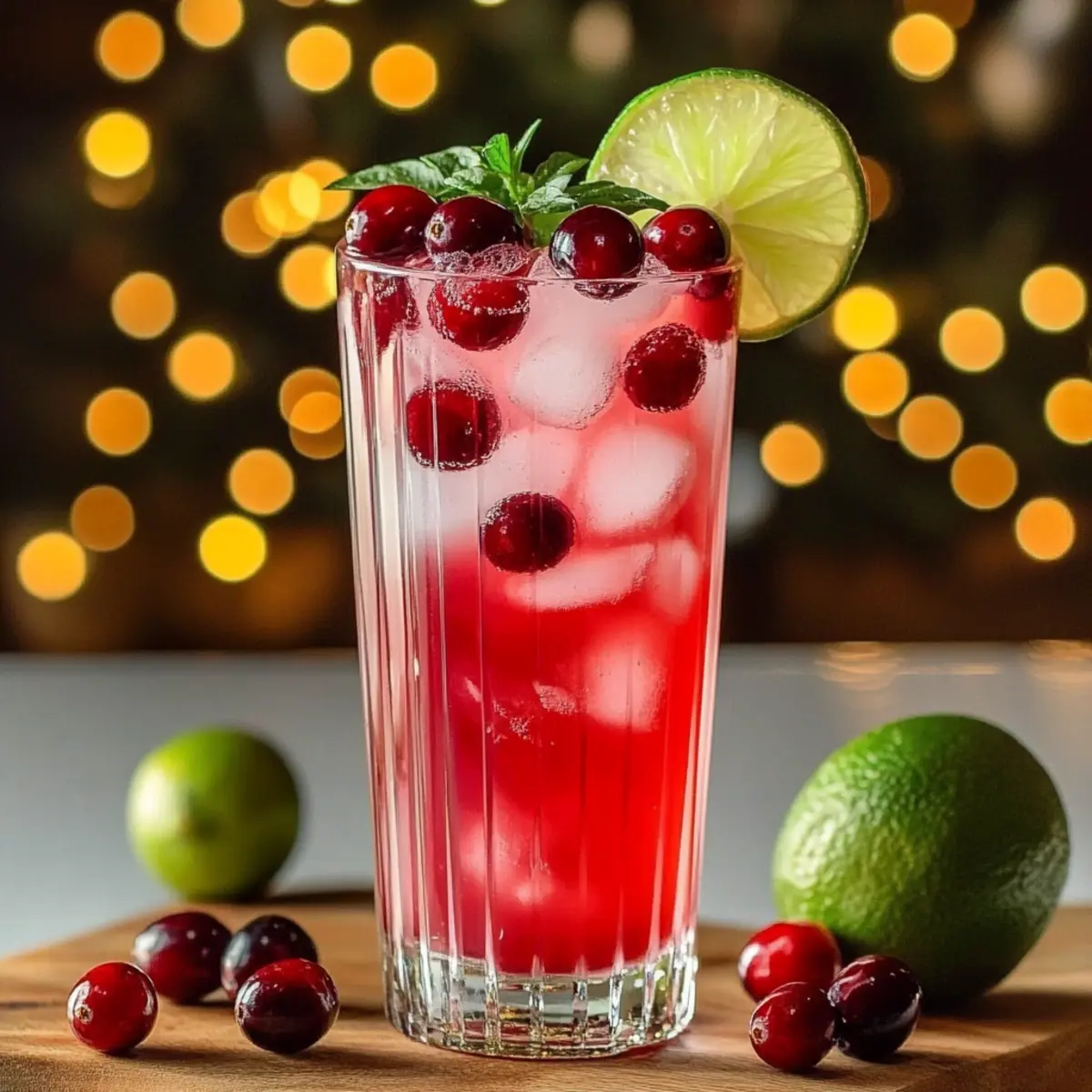 Vanilla Cranberry Crush Mocktail: Your Festive Sip Awaits