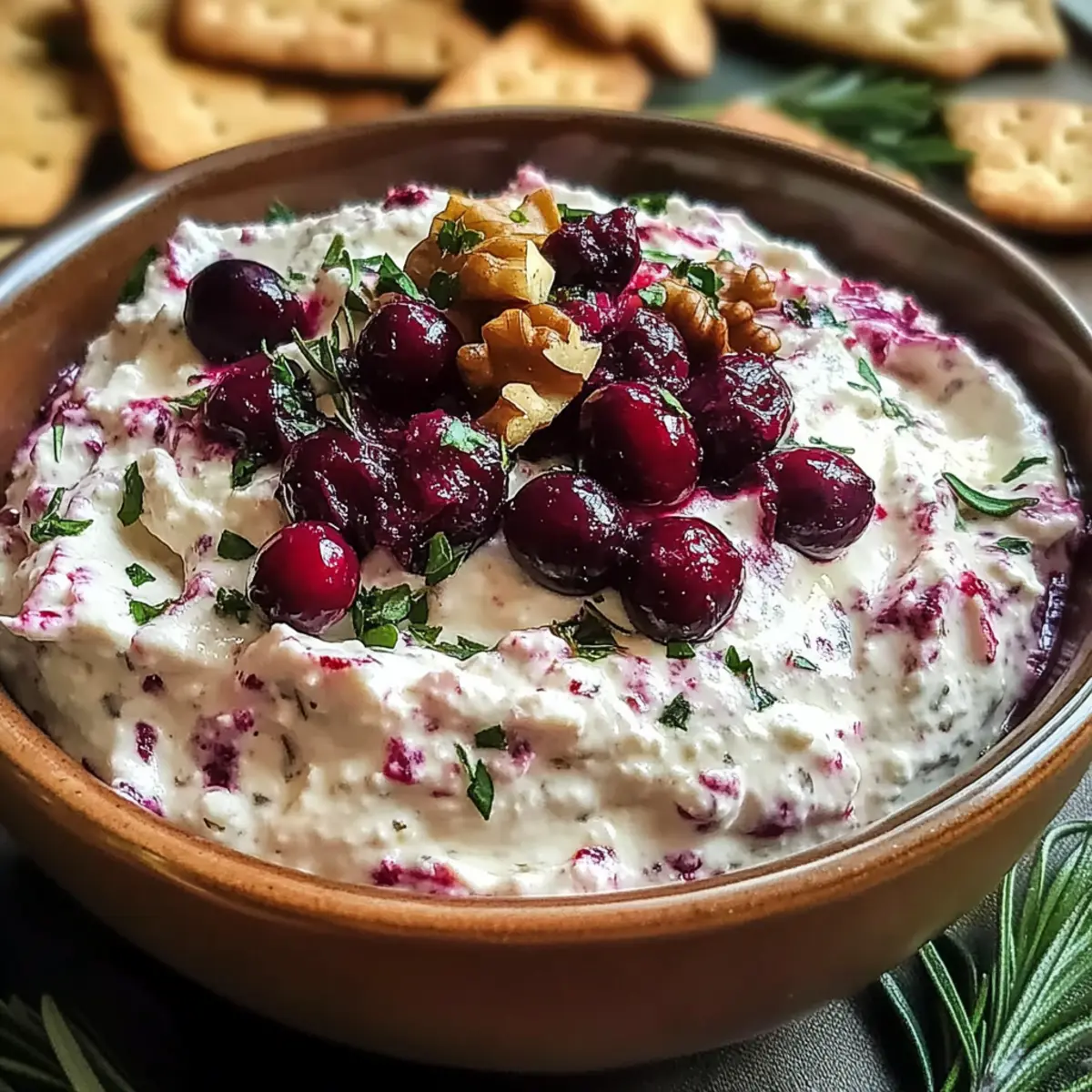 Cranberry Whipped Feta Dip: Your New Festive Favorite