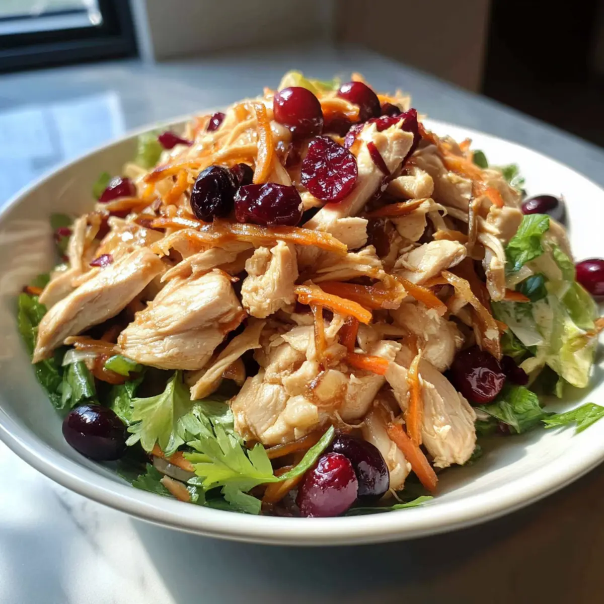 Asian Chicken Cranberry Salad: A Fresh No-Cook Delight