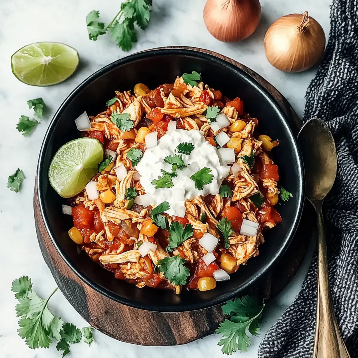 Savory Mexican Pulled Chicken for Tacos and Burritos