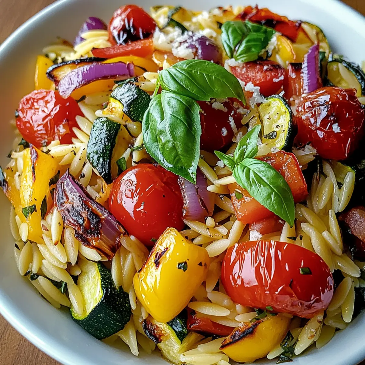 Flavor-Packed Roasted Vegetable Orzo for Easy Weeknight Dinners