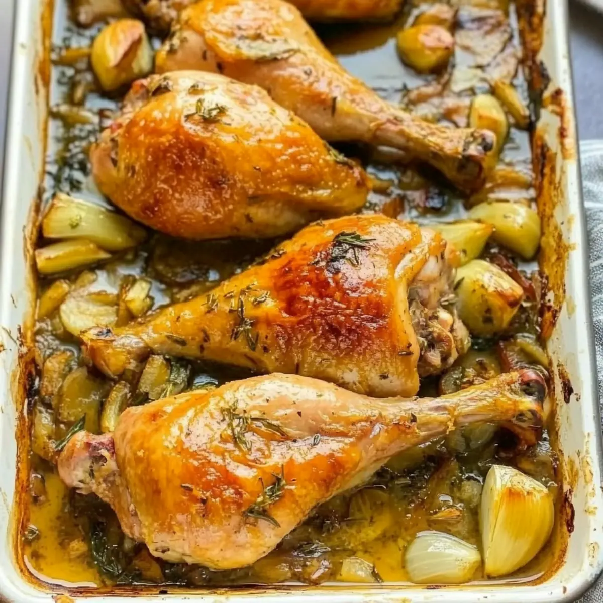 Oven-Roasted French Garlic Chicken That Melts in Your Mouth