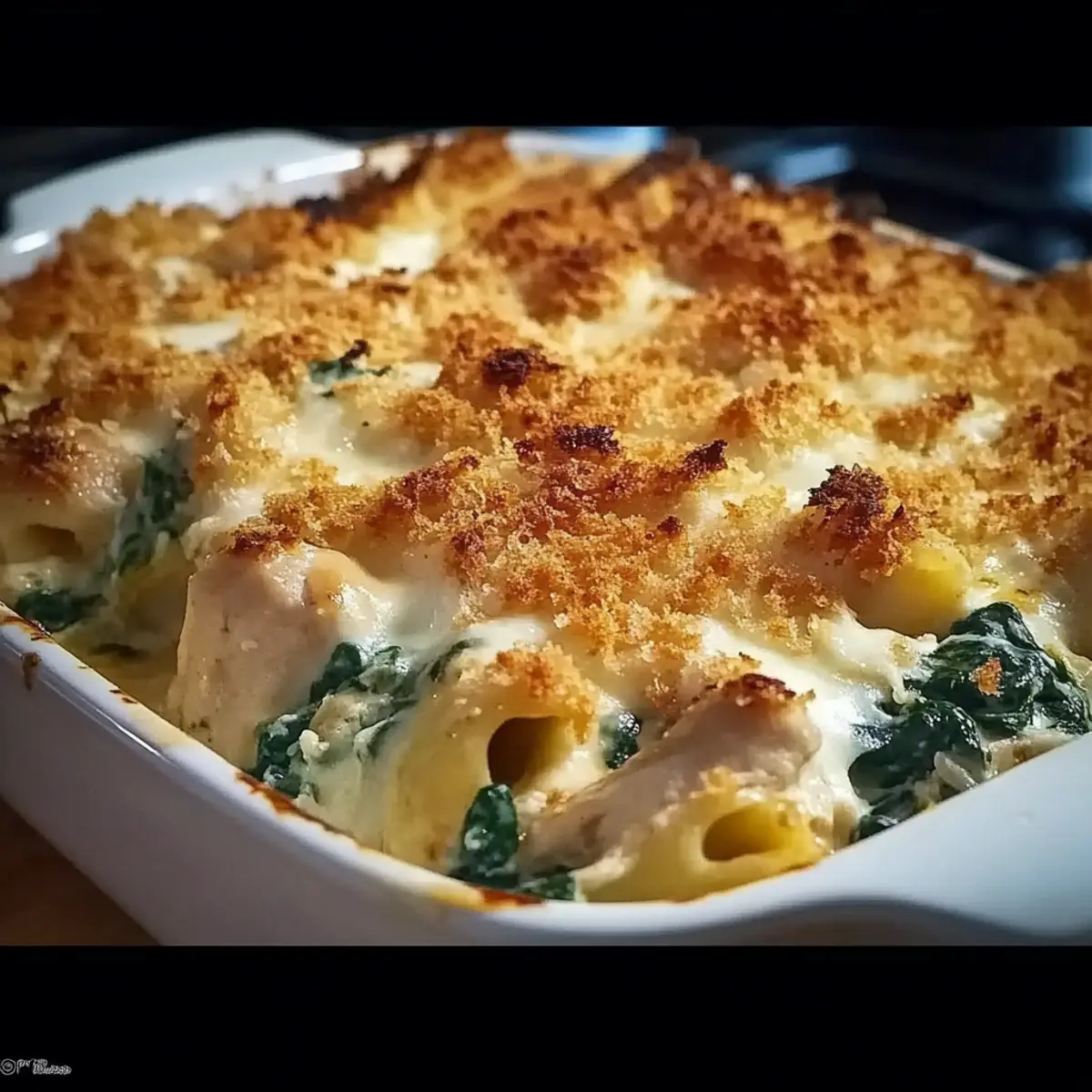 Creamy Spinach Chicken Casserole for Cozy Family Dinners