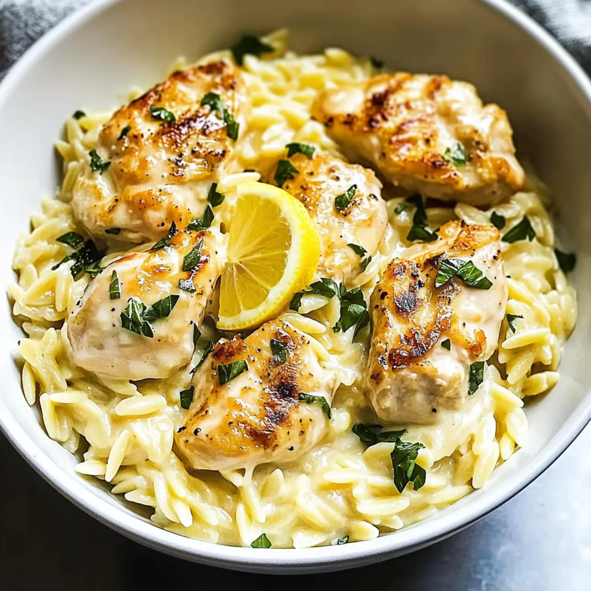 Zesty Lemon Chicken Orzo: Your Perfect 30-Minute Dinner