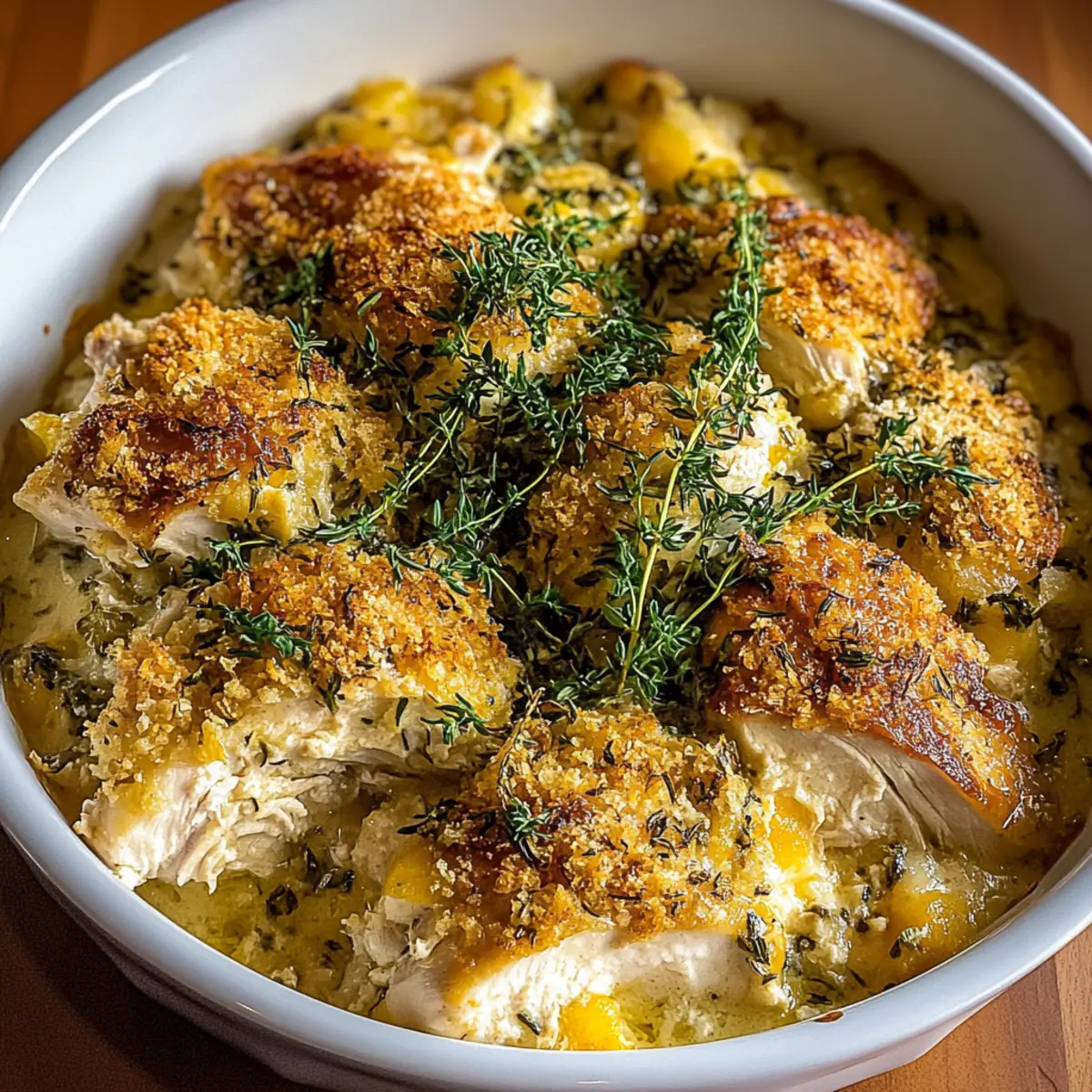 Savory Baked Herb Chicken Casserole for Cozy Nights