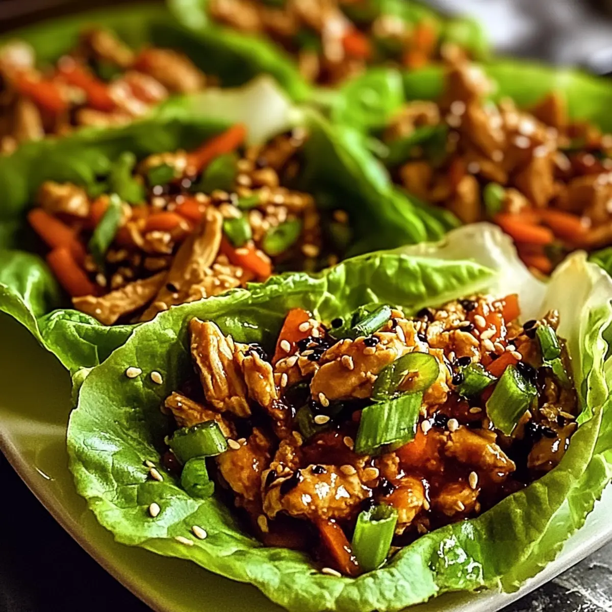 Irresistibly Flavorful Asian Chicken Lettuce Wraps Made Easy