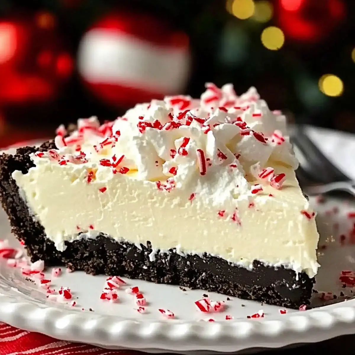 Irresistible White Chocolate Peppermint Pie for Festive Celebrations