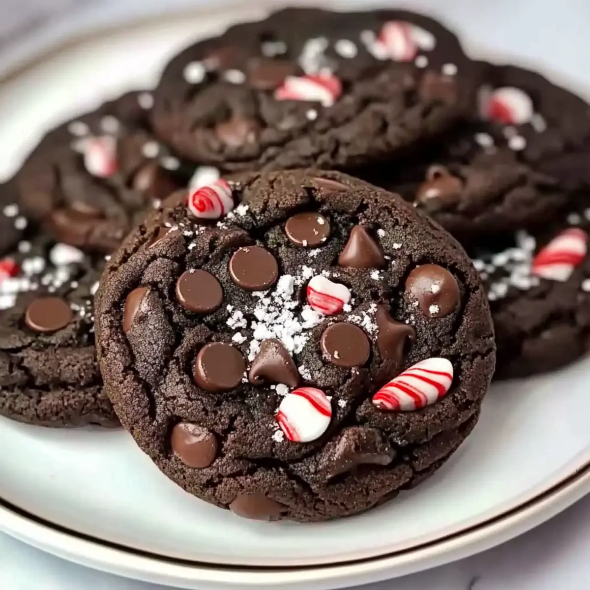 Decadent Double Chocolate Peppermint Cookies for Holiday Joy