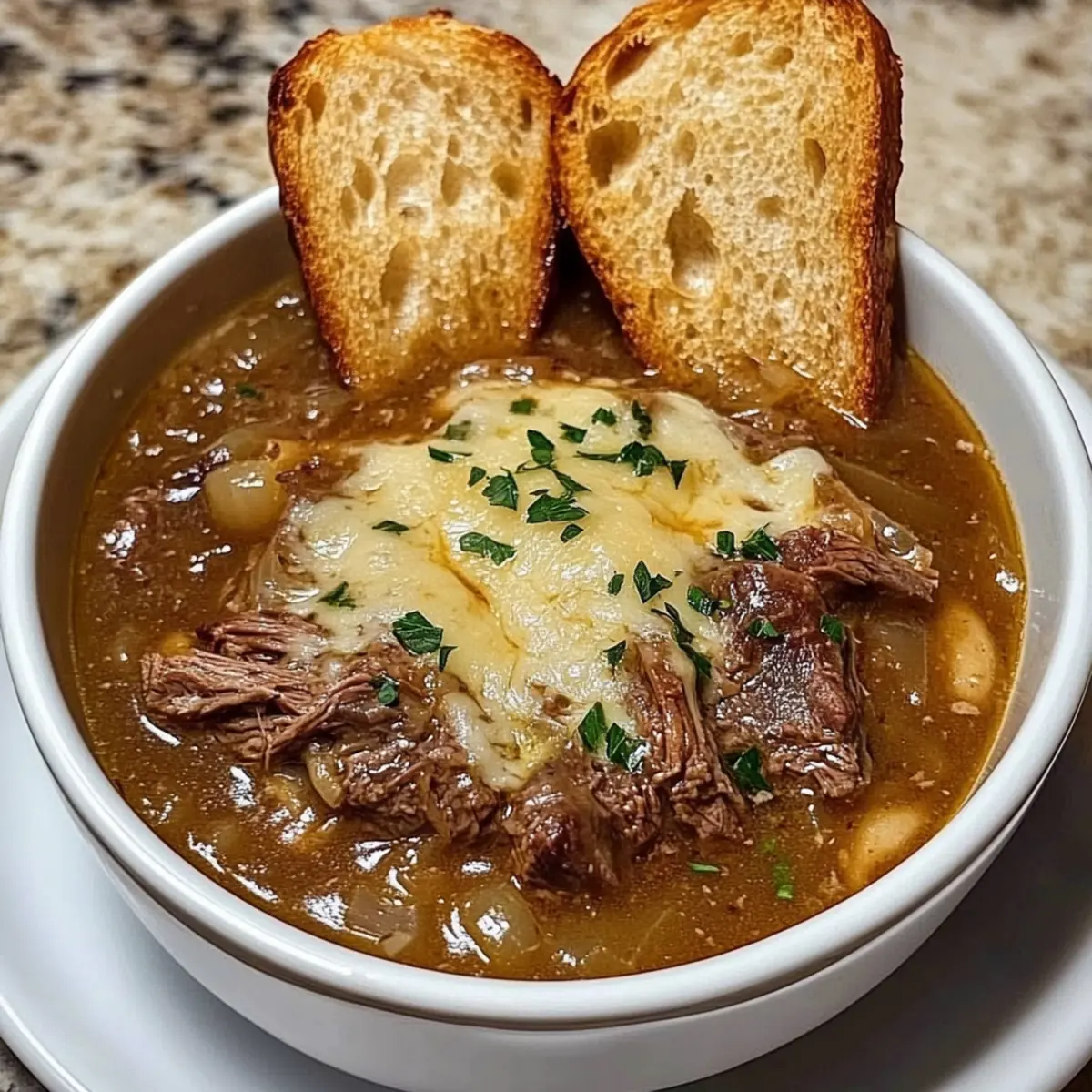 Savory French Onion Beef Short Rib Soup for Cozy Nights