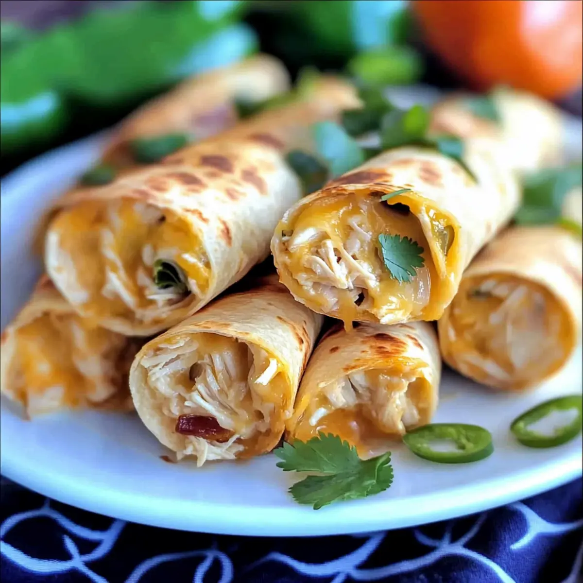 Cheesy Chicken Jalapeno Popper Taquitos for Ultimate Flavor