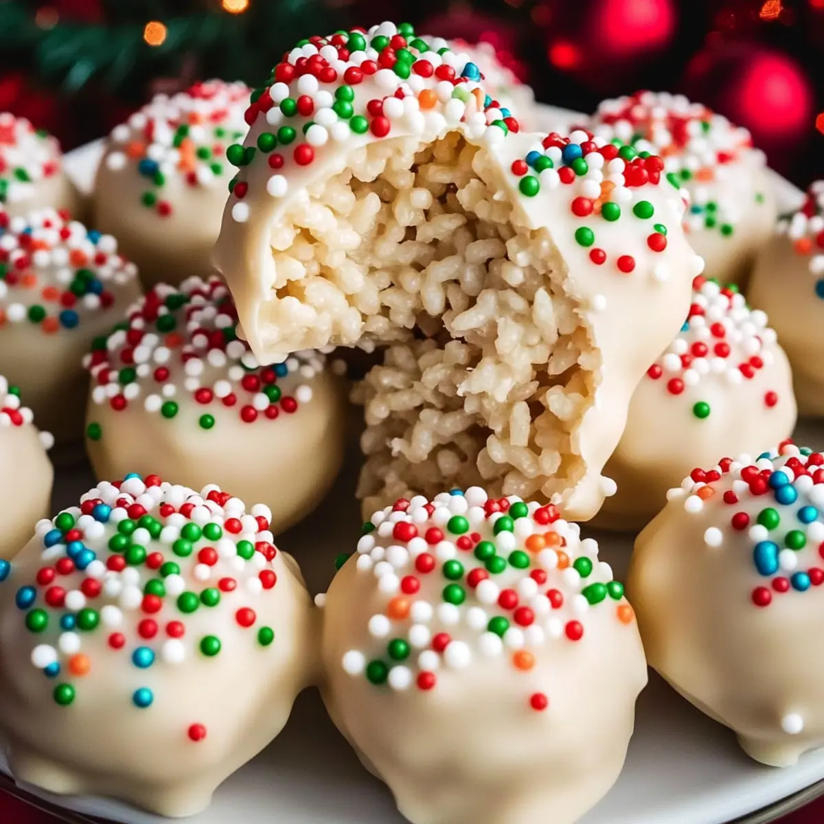 Festive Christmas Rice Crispy Treats for Sweet Holiday Cheer