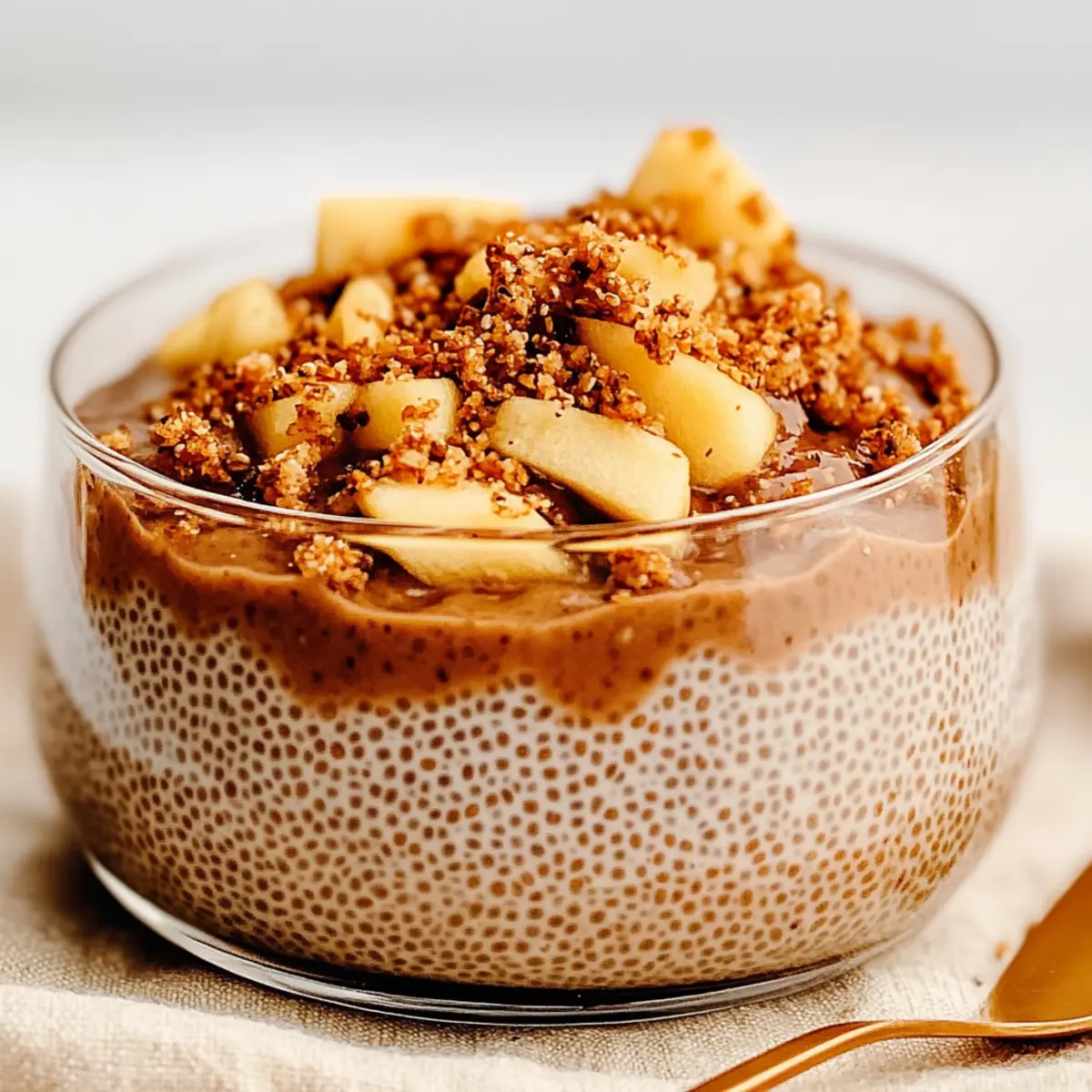 Apple Crumble Chia Pudding That’s Perfect for Meal Prep