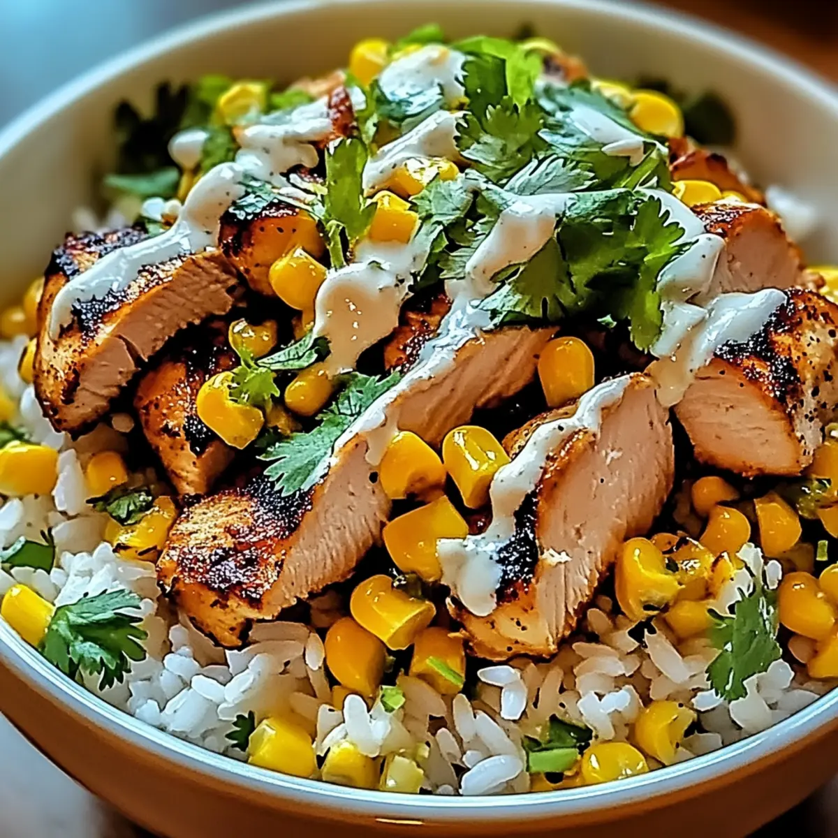 Savor the Flavors of Street Corn Chicken Rice Bowl