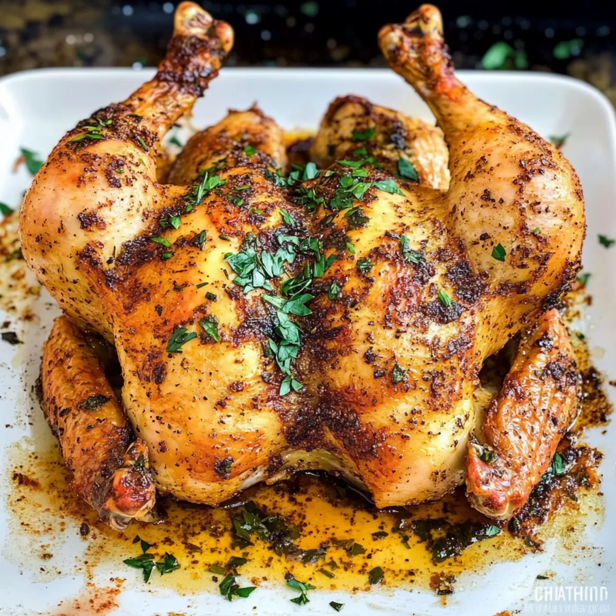 Perfectly Juicy Spatchcock Chicken with Crispy Skin at Home