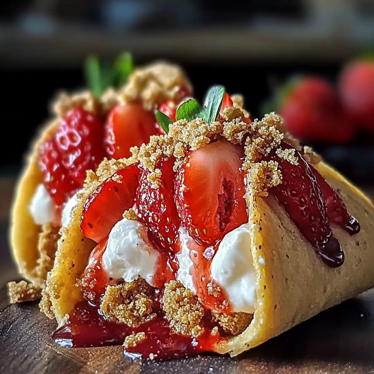 Strawberry Crunch Cheesecake Tacos: Treat Yourself Today