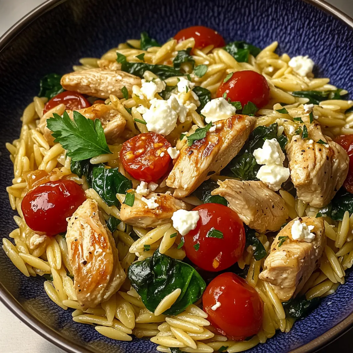 Mediterranean Chicken Orzo: A Flavor-Packed Protein Boost