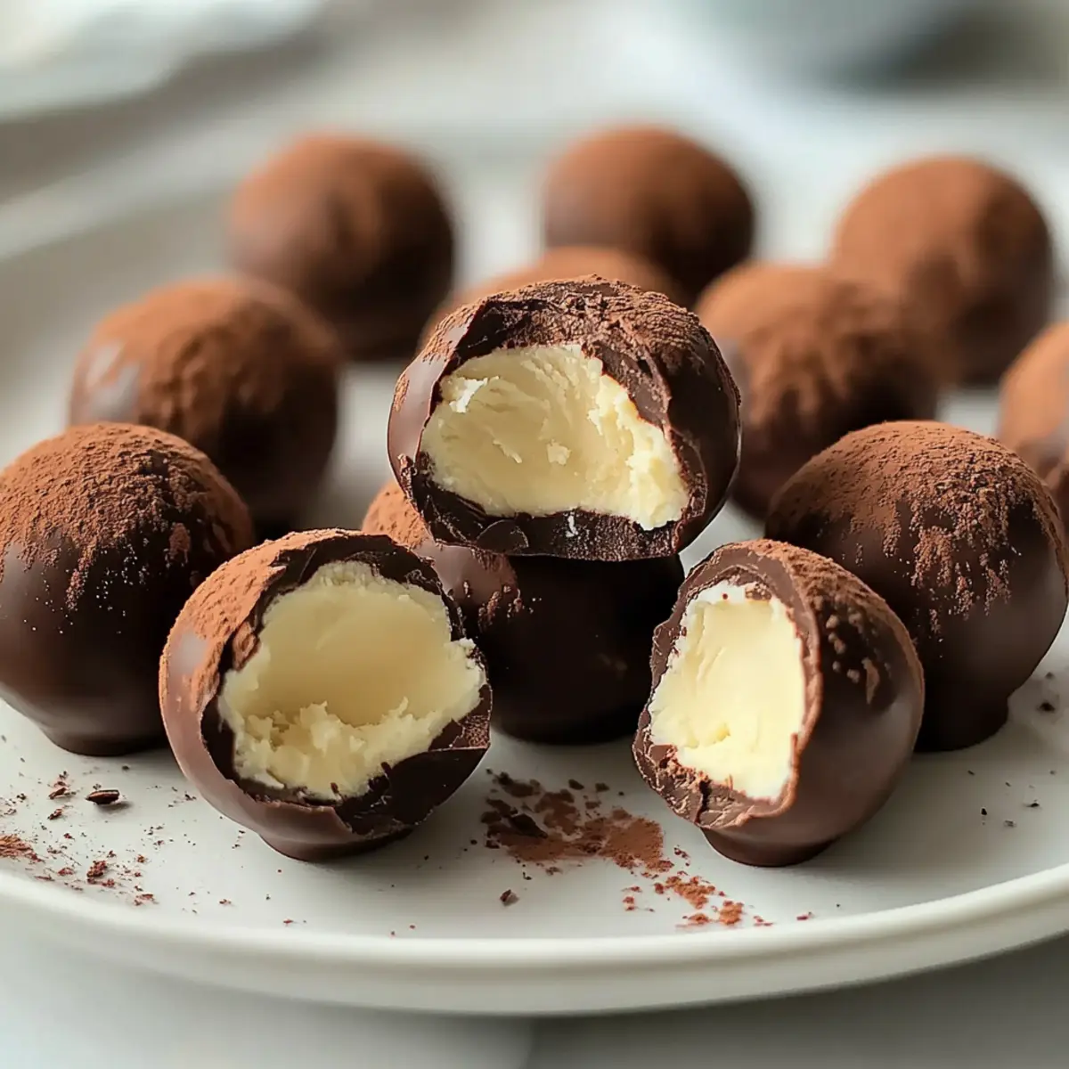 Cream Cheese Chocolate Truffles: Decadent No-Bake Delight