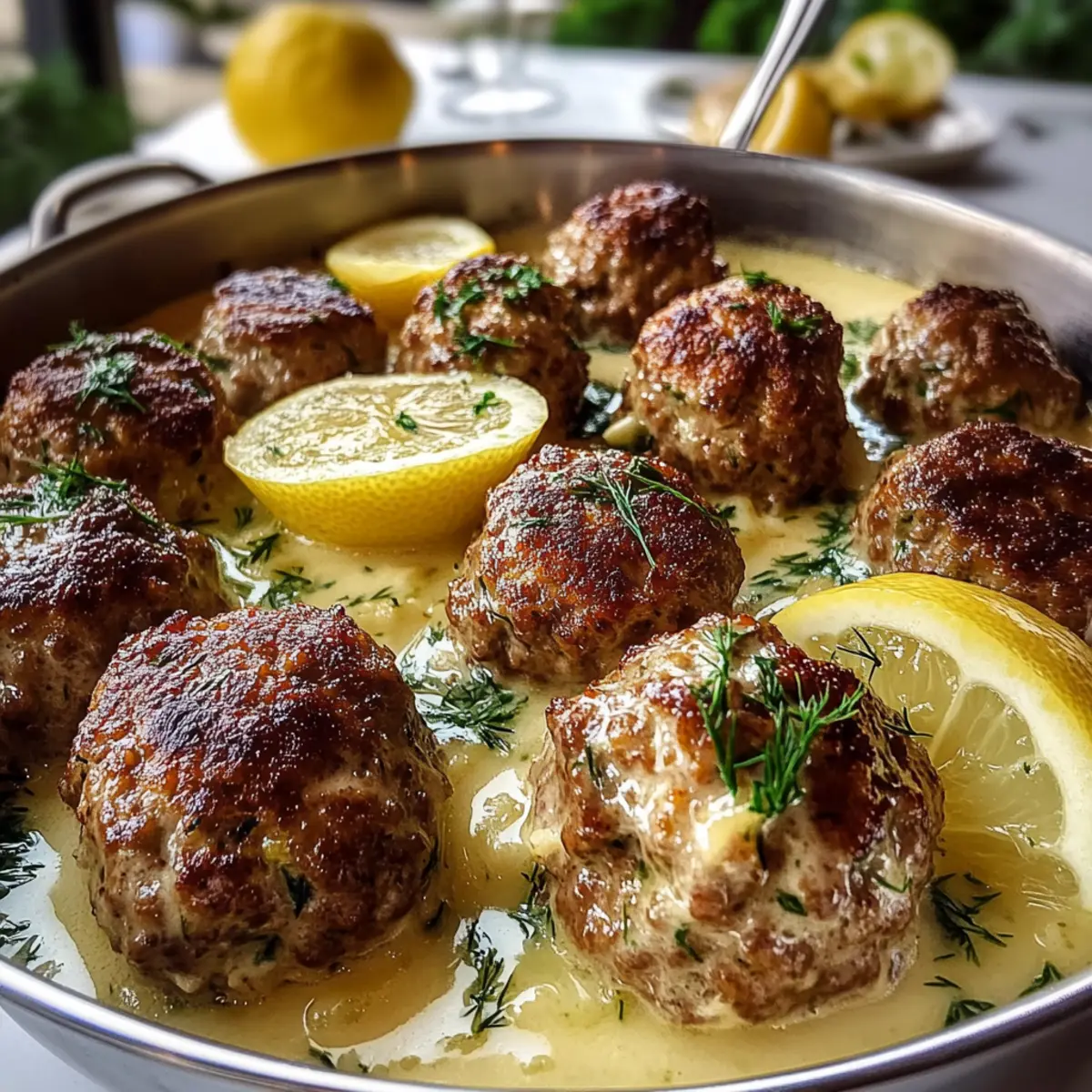 Juiciest Greek Meatballs in Lemon Sauce for a Cozy Feast
