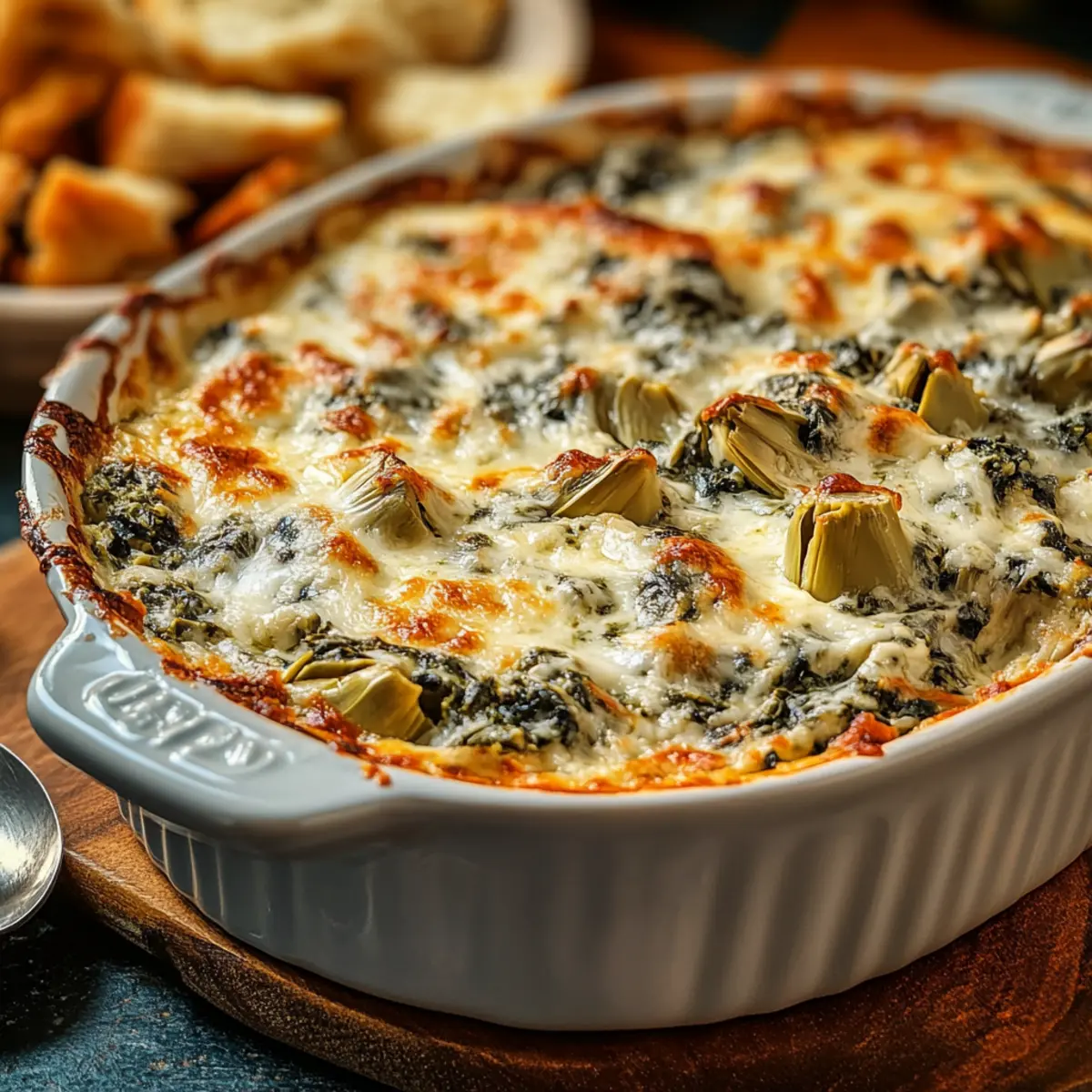 Creamy Hot Spinach Artichoke Dip That’ll Steal the Show