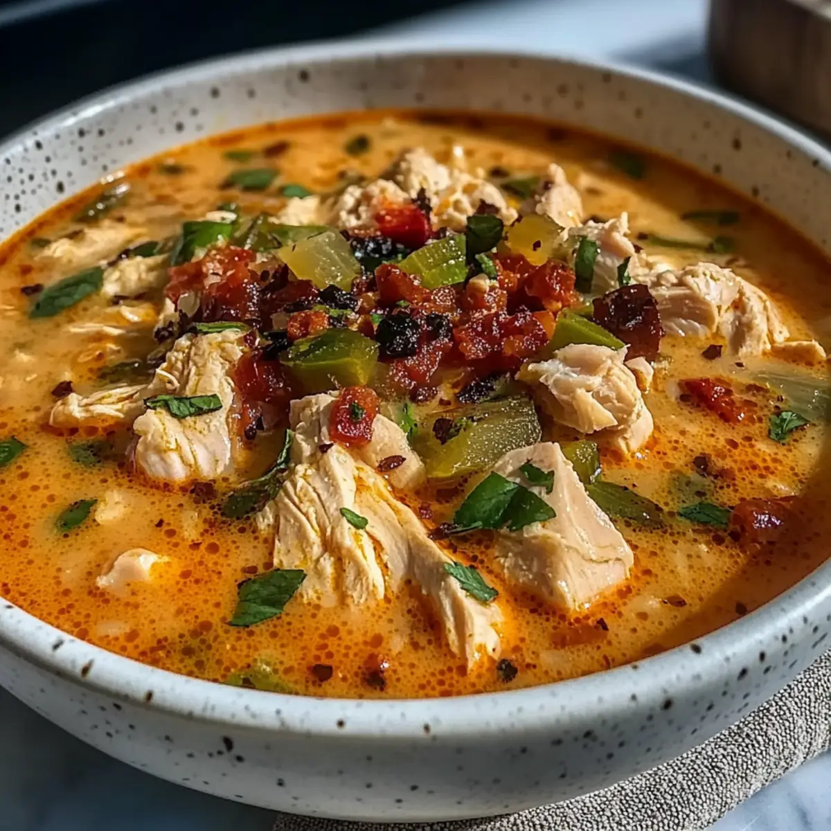 Spicy Cajun Chicken Soup to Warm Your Soul This Fall