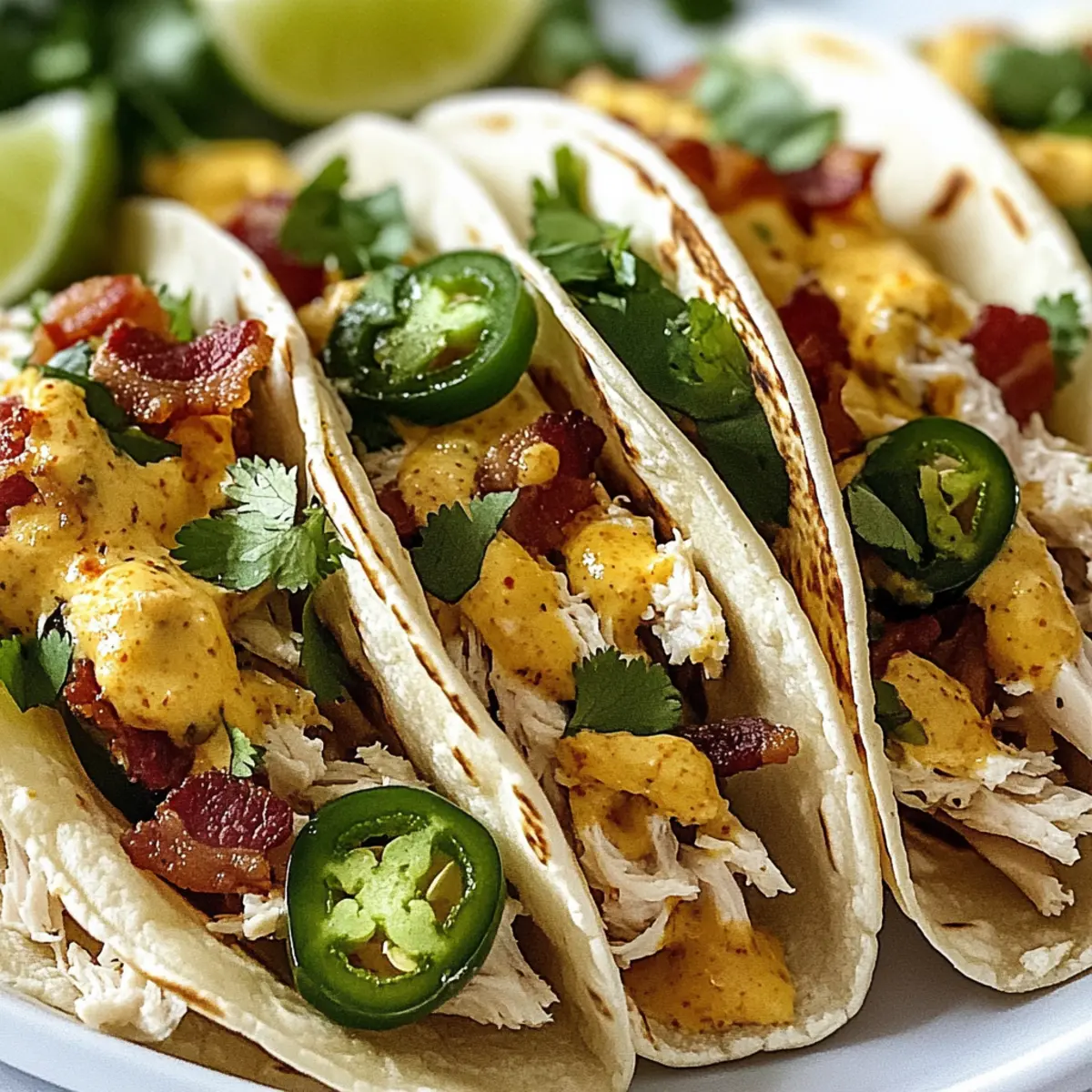 Spice Up Dinner with Jalapeño Popper Chicken Tacos