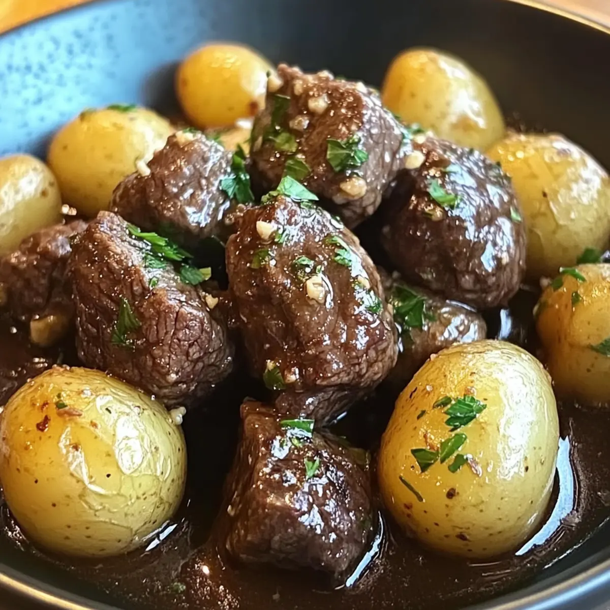 Savory Garlic Butter Beef Bites & Potatoes for Cozy Nights