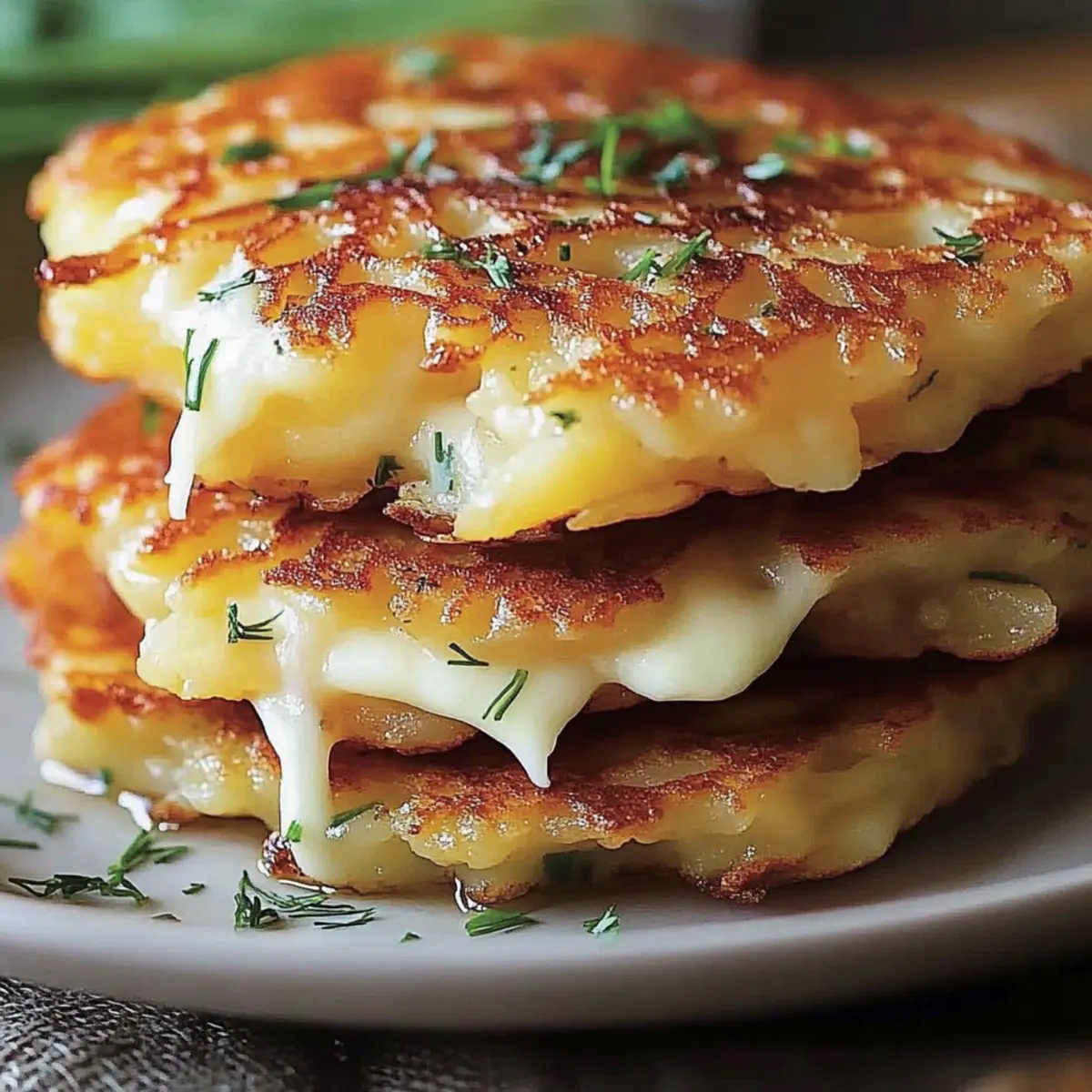 Crispy Potato and Onion Cheese Pancakes for Cozy Comfort