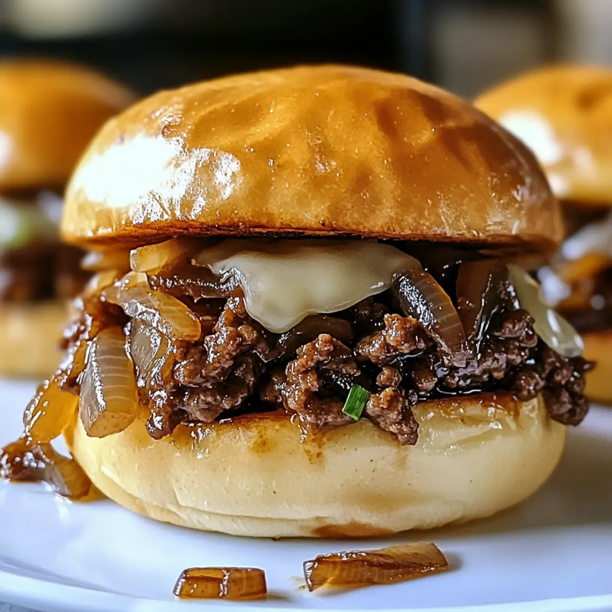 Delicious French Onion Beef Sloppy Joes for Comfort Food Lovers