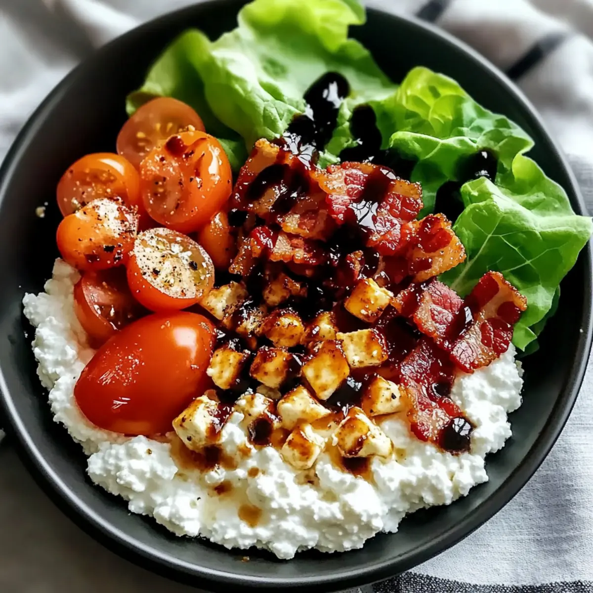 Creamy BLT Cottage Cheese Bowl: Your New Go-To No-Cook Meal