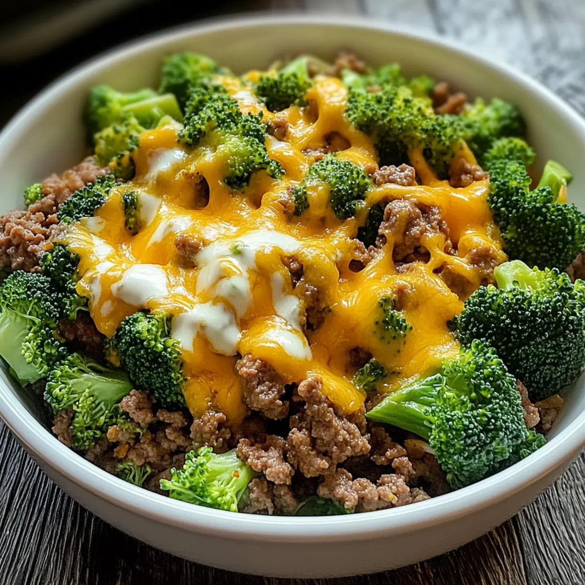 Creamy Keto Hamburger Broccoli Skillet for Quick Dinners