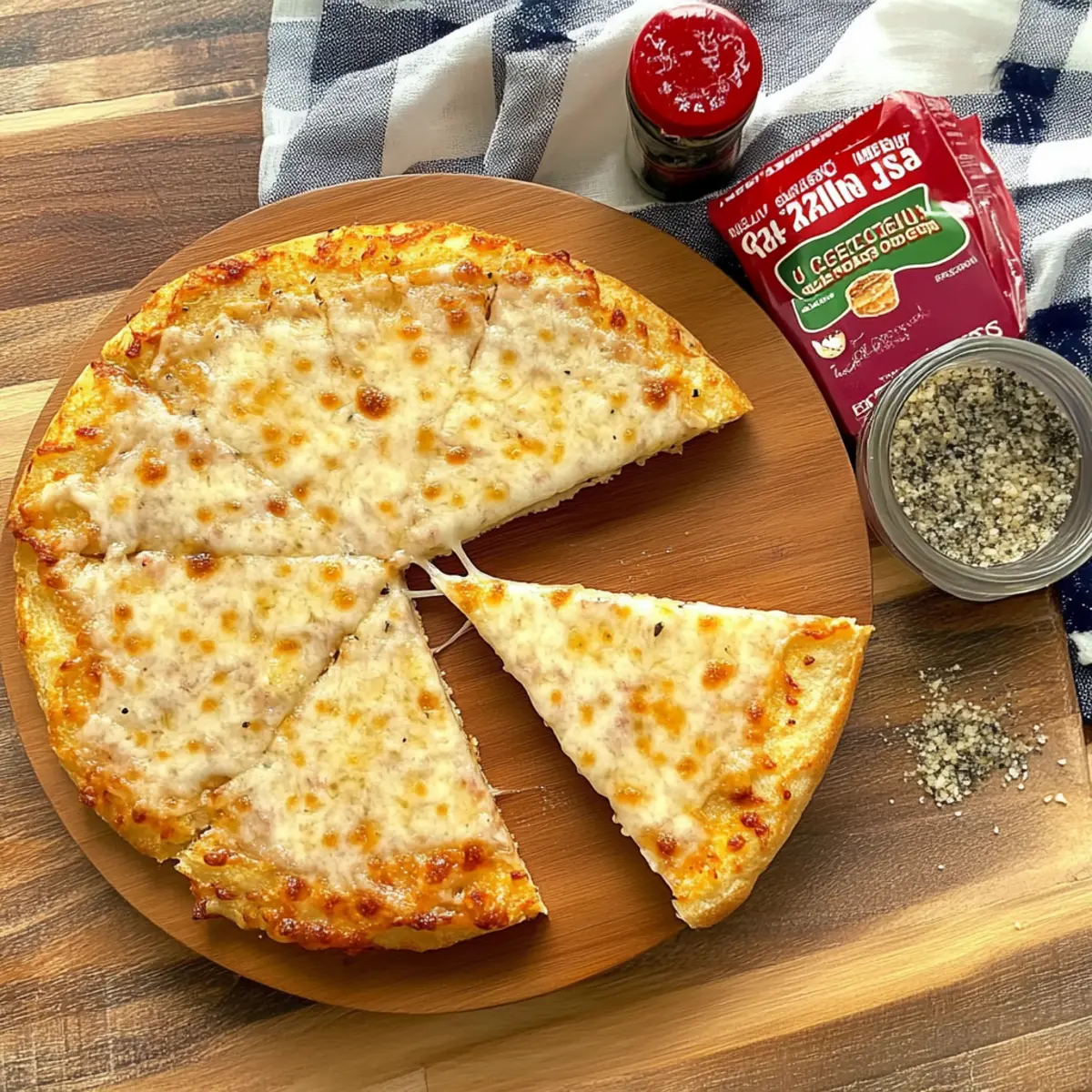 Air Fryer Cheesy Tortilla Garlic Bread in Under 10 Minutes