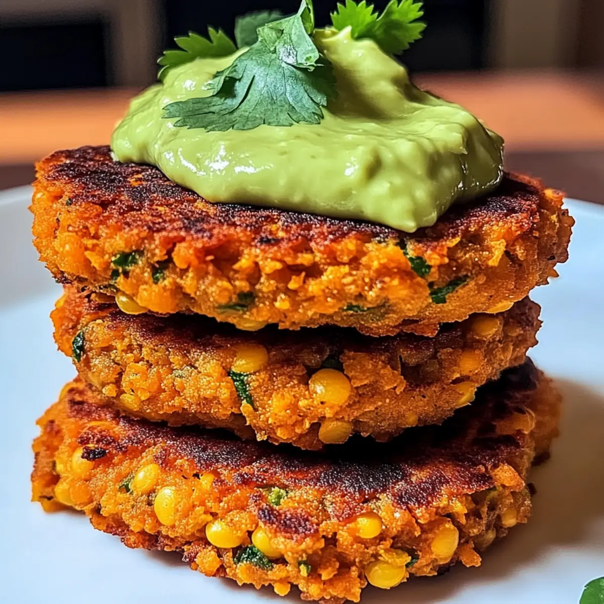 Crispy Sweet Potato & Red Lentil Patties You’ll Crave